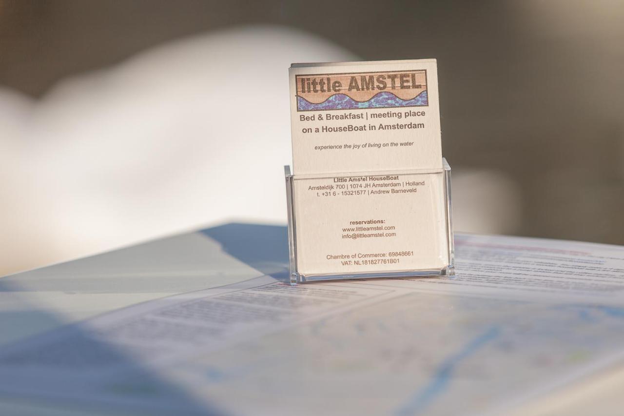 מלון אמסטרדם Houseboat Little Amstel מראה חיצוני תמונה
